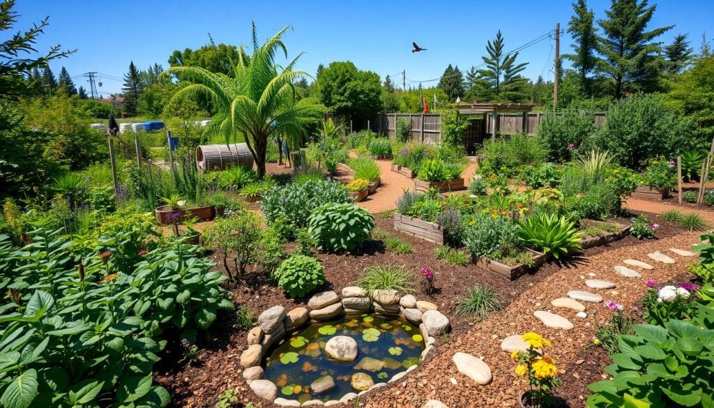 Permaculture garden