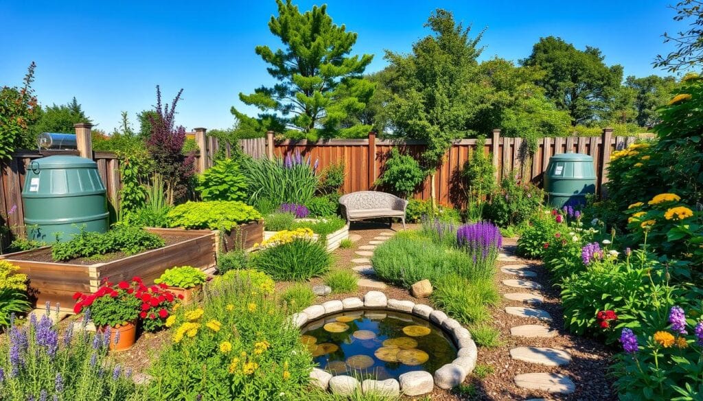 Sustainable Garden Layout
