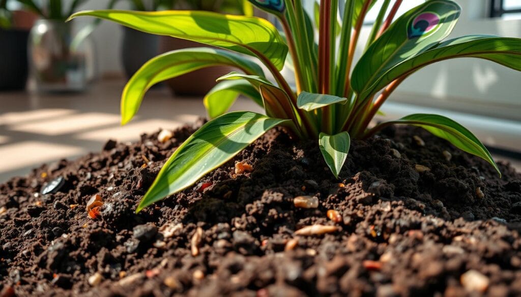 peacock plant soil