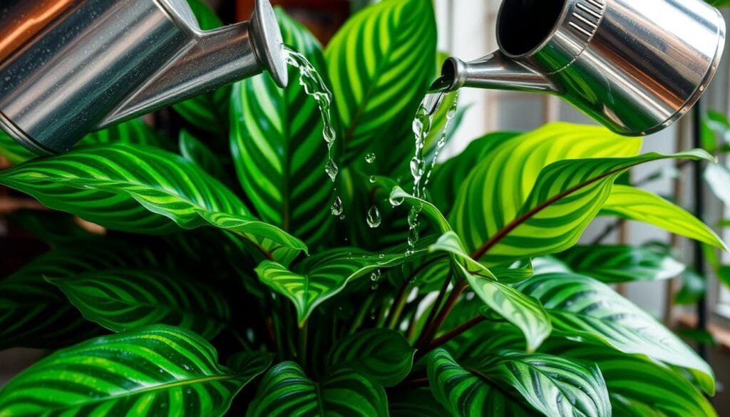 peacock plant watering