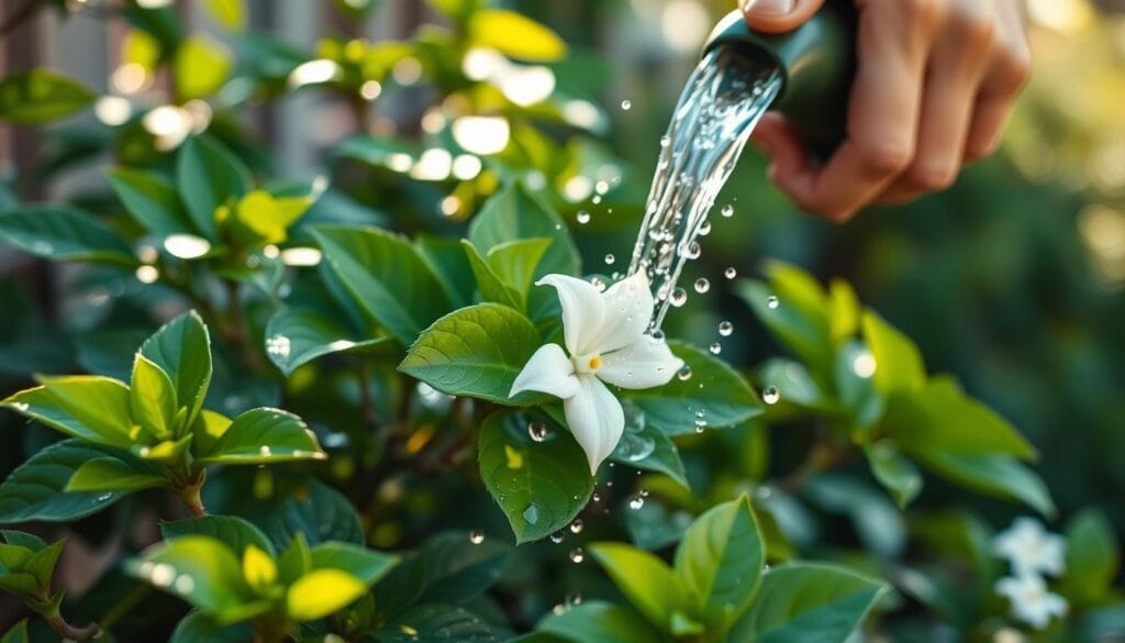 watering jasmine